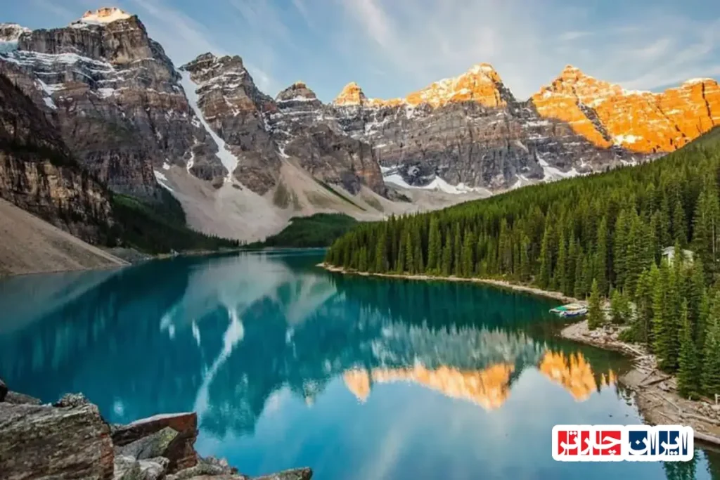 Banff Moraine Lake Still Waters